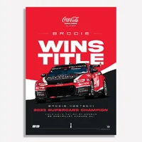 Brodie Wins Title Limited Edition Illustrated Print