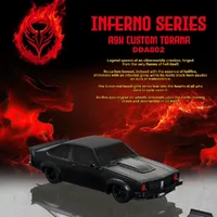 1:24 A9X Torana Slammed Matte Black Custom Inferno Series | DDA802