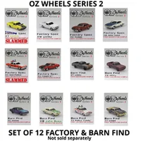 1:64 OZ Wheels Ford Series 2 Set of 12 - Factory Spec and Barn Find